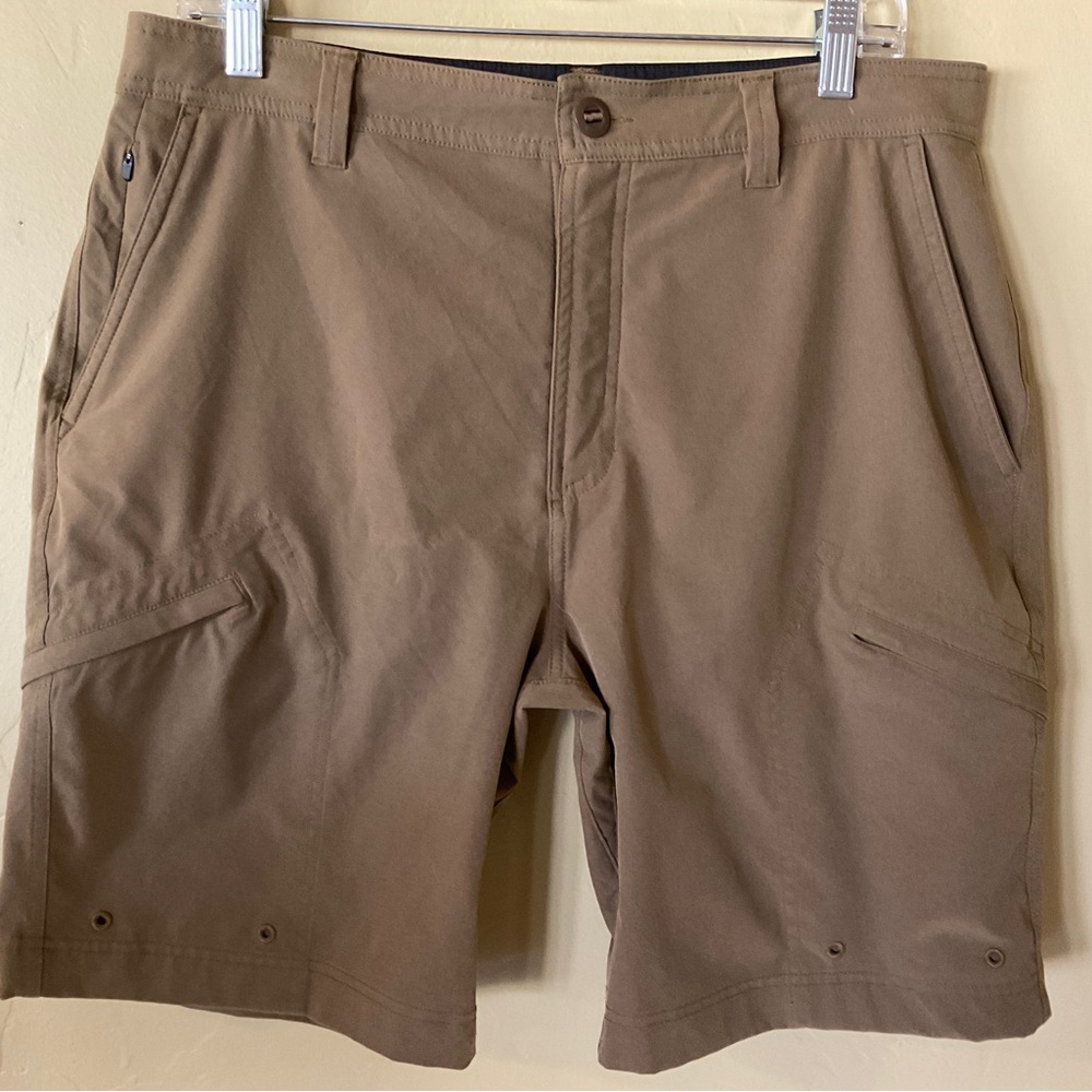 Huckberry Proof Equator Cargo Hybrid Short - Camel - Size 33